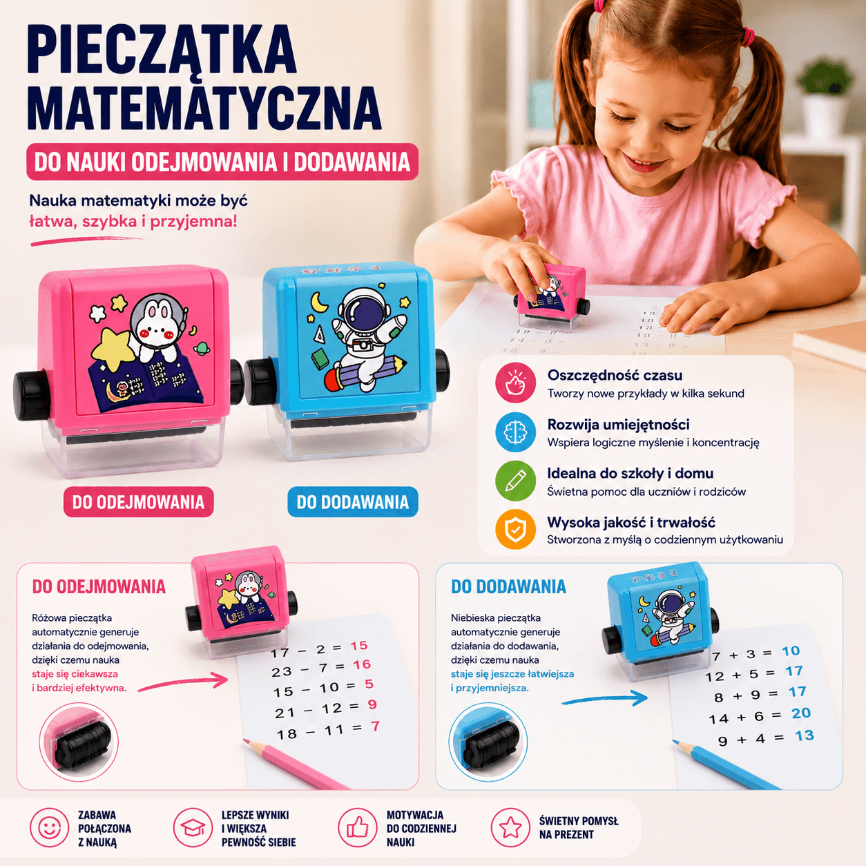 MathPro™ Zestaw Do Nauki Dodawania i Odejmowania