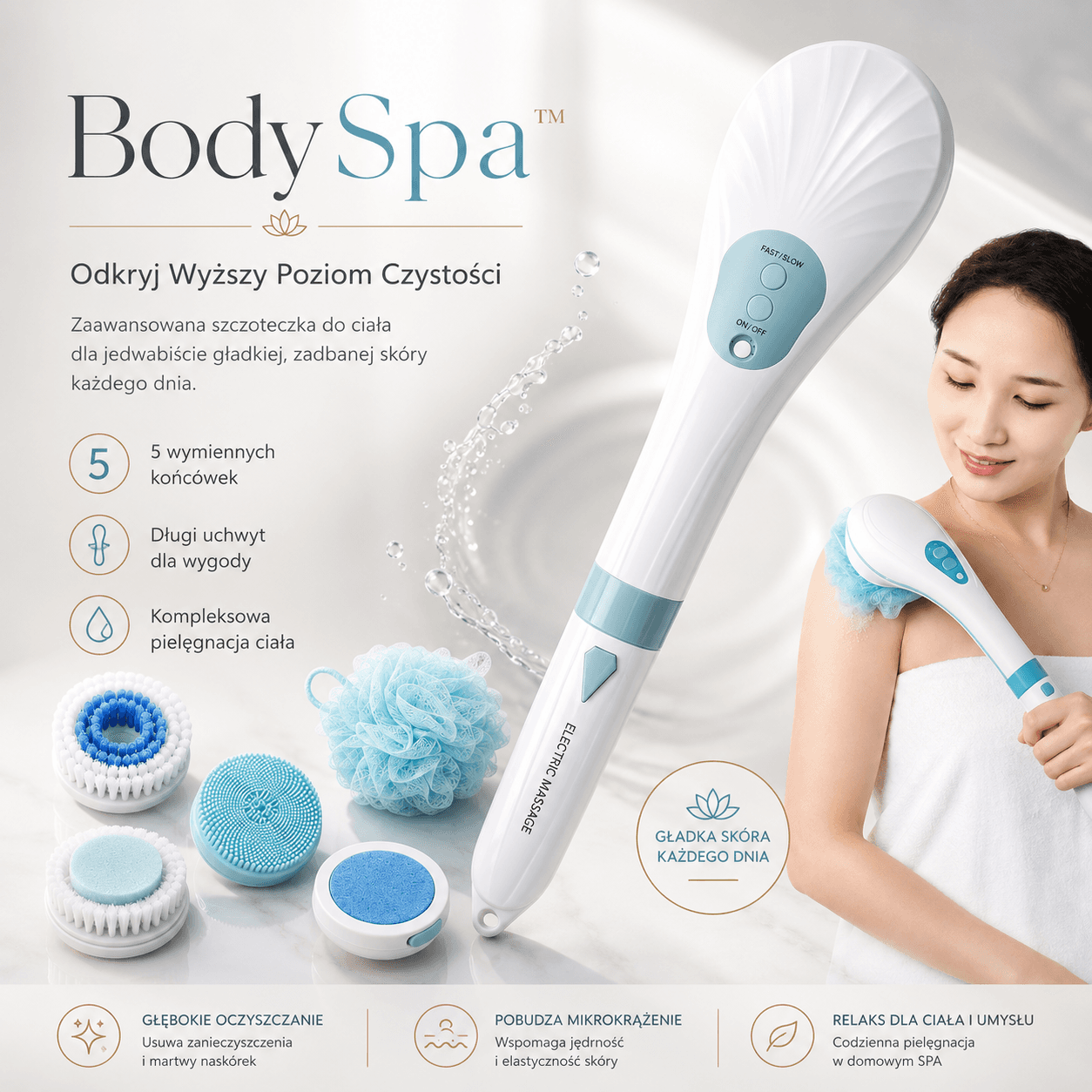 BodySpa™ Odkryj Wyższy Poziom Czystości