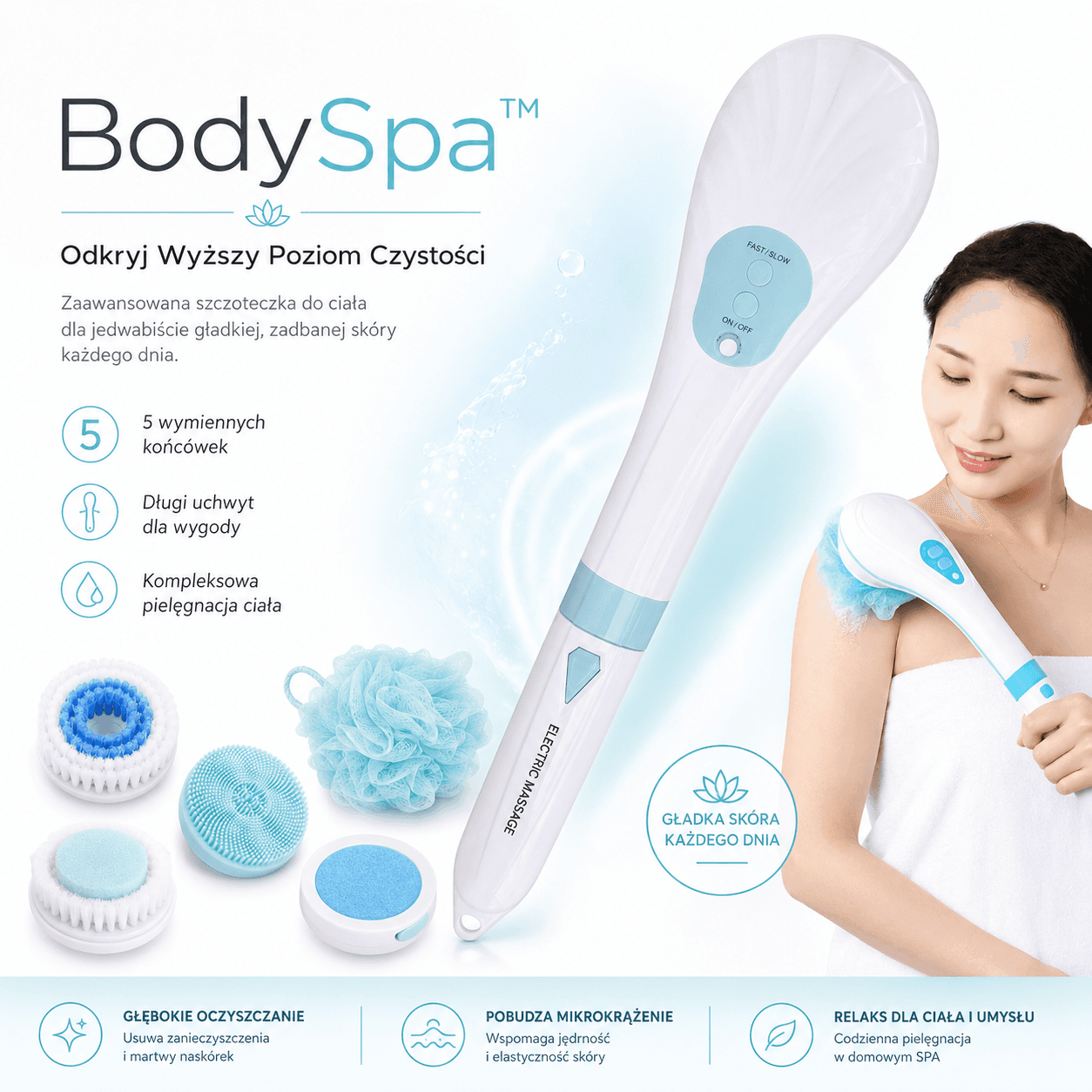 BodySpa™ Odkryj Wyższy Poziom Czystości
